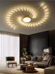 LED полилей DM Living, модел DM5966-42, 3 вида светлина, 60W, златисто