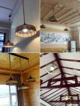 Рустикален пендел DM Living, модел DM609-1, 1 x E27, регулируема височина, черен