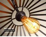 Рустикален пендел DM Living, модел DM606-1, 1 x E27, регулируема височина, черен