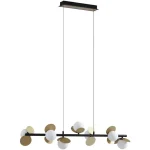 Пендел DM Living, Модел 601-7, С 7 Абажура, 7 x G9, Златист/Черен