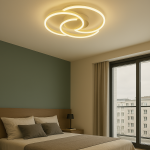 LED csillár с дистанционно управление wifi 2.4G Злато студена/топла/неутрална светлина регулируема интензивност DM-G4131 GD