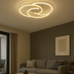 LED csillár с дистанционно управление wifi 2.4G Злато студена/топла/неутрална светлина регулируема интензивност DM-G4131 GD