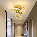 LED csillár White 24W с 3 функции топла/студена/неутрална светлина DM3570 Златисто
