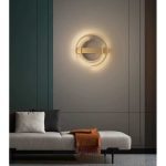 LED плафон с 3 функции 30W топла/студена/неутрална светлина DM9325 Златисто