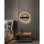 LED плафон с 3 функции 30W топла/студена/неутрална светлина DM9325 Черен