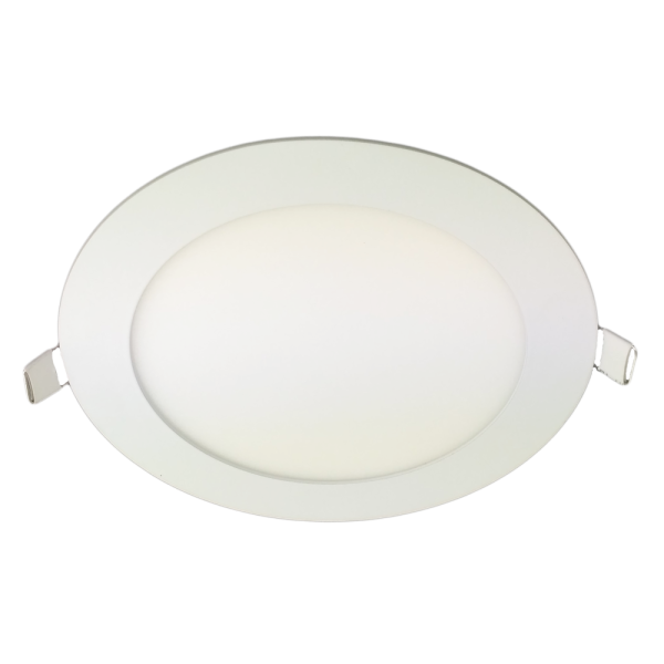 Тънък LED прожектор Ø170, 12W=75W, 2700K, топла светлина