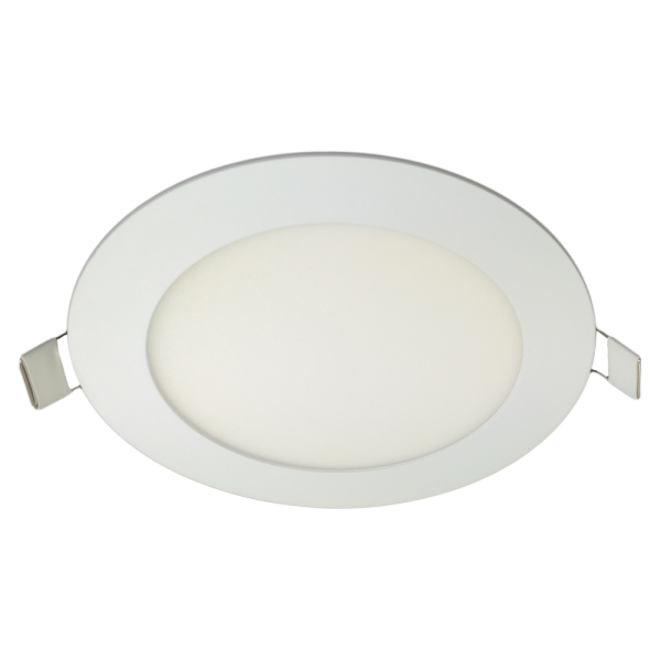 Тънък LED прожектор Ø145, 9W=60W, 2700K, топла светлина