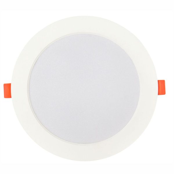 Кръгъл вграден LED прожектор Ø220, 24W, 6400K, студена светлина