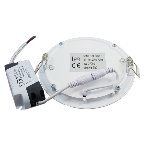 Светодиодна насочена лампа Slim Ø145, 9W=60W, 6400K, студена светлина