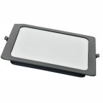 Spot Led Sole cu rama neagra, patrat ingropat 220x220, 24W, 4100K, lumina neutra