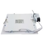 Spot Led Slim Patrat 193x193mm, 15W=100W, 2700K, lumina calda