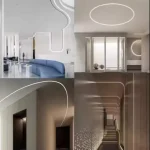 Вграден LED профил за финишна мазилка, гъвкав, дължина 2m, ширина 1.3cm