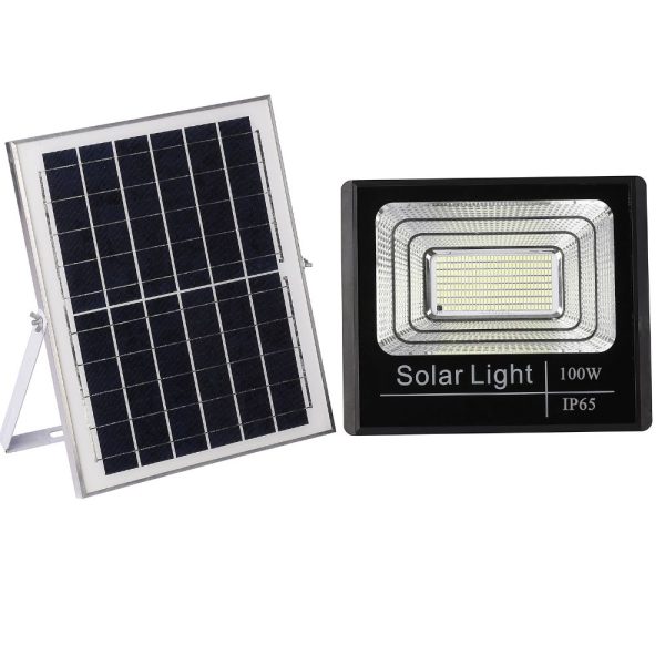 Монокристален слънчев панел проектор с дистанционно управление - 100W/6500k